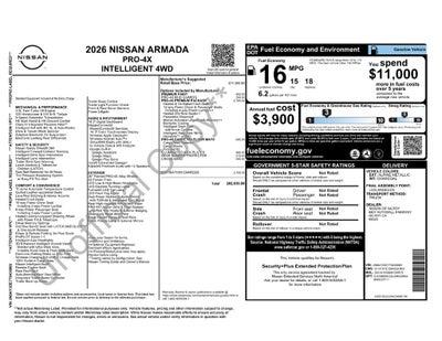 2026 Nissan Armada PRO-4X®