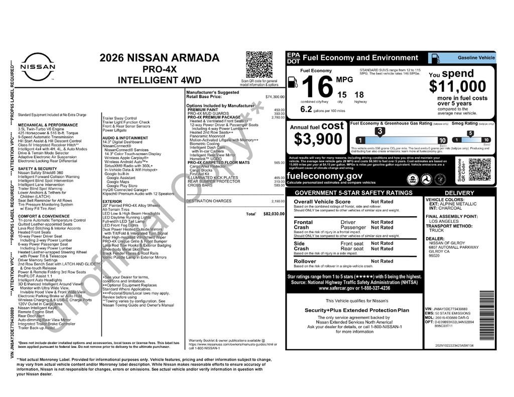 2026 Nissan Armada PRO-4X®